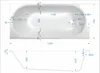 sanicomfort Badewanne Komplettset Basic Rechteck 170x75 cm Produktbild-Vorschau 2