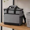 Thermische tas voor lunch strandpicknick 16l grijs Productafbeelding-voorbeeld 8