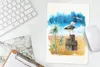 MuchoWow® Mauspad Mousepad Vogel - Baum - Strand - Aquarell Produktbild-Vorschau 5