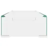 vidaXL Table TV/rehausse d'écran verre transparent 60x25x11 Voir les images du produit 4