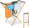 Séchoir à linge Relaxdays, pliable, 8 barres, H x l x P : Voir les images du produit 1
