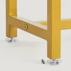 Mondeer Schminktisch-Hocker mit Metallrahmen & Technikstoff Produktbild-Vorschau 6