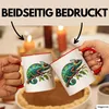 Aquarell Chamäleon Tasse Geschenk  (Rot) Produktbild-Vorschau 2