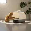 Katzenklo faltbar geschlossene toilette mit Schaufel Leicht Produktbild-Vorschau 7