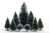 Deko Baum 4,5-22,5cm Kunststoff Bäumchen beschneit 9er Set Produktbild-Vorschau 4