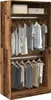vidaXL Kleiderschrank Altholz-Optik 100x50x200 cm Produktbild-Vorschau 2