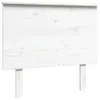 vidaXL Kopfteil Weiß 94x6x82,5 cm Massivholz Kiefer - Produktbild-Vorschau 2