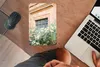 MuchoWow® Mauspad Mousepad Architektur - Tür - Blumen - Produktbild-Vorschau 3