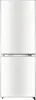 A white refrigerator with a freezer compartment below. Produktbild-Vorschau