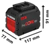 Bosch 1 600 A01 6GU, Bateria, Bosch, Czarny, Czerwony, 1 Podgląd zdjęcia produktu 3