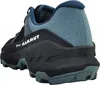 The back view of a black and blue hiking shoe. Anteprima dell’immagine prodotto