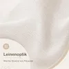 Scheibengardine Leinen Bistrogardine mit Pompon Quaste Produktbild-Vorschau 4
