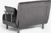 Fauteuil-lit pliable gain de place en velours Deborah Twin Voir les images du produit 8