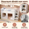 Hochbett 90 x 200 cm mit Treppenschrank, flexiblem Spiel- Produktbild-Vorschau 20