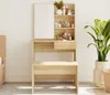 vidaXL Coiffeuse avec miroir Chêne Sonoma 74,5x40x141 cm Voir les images du produit 3