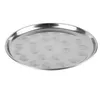 3x Serviertablett Edelstahl Rund 30/40/50cm – Glanz Tafel Produktbild-Vorschau 5