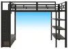 Lit mezzanine 140 x 200 cm avec armoire, éclairage LED et Voir les images du produit 10