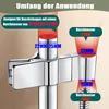 Duschkopfhalterung,Brausehalter Verstellbar,Handbrause Produktbild-Vorschau 2