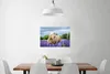 MuchoWow® Poster Pferd - Blumen - Lila 90x60 cm - Produktbild-Vorschau 2