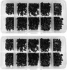 Set mit 1000 kleinen schwarzen Schrauben (M2, M2.5 und M3, Produktbild-Vorschau 1