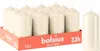 Bolsius 12er Set glatte StumpenKerzen, 12cm, Elfenbein Produktbild-Vorschau 1