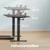 VASAGLE Elektrisch Höhenverstellbarer Schreibtisch, Produktbild-Vorschau 6