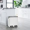 SVITA TM2X15 Poubelle à pédale 30 litres 2x15L blanc Voir les images du produit 2