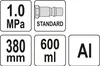 A collection of icons and text indicating product specifications. Produktbild-Vorschau