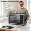 HOMCOM Miniatúrna rúra s konvekciou, objem 46 litrov, výkon Náhľad obrázku produktu 3