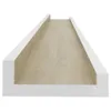 vidaXL Mensole a muro 2 pz. Bianco e rovere Sonoma 80x9x3 Anteprima dell’immagine prodotto 6