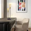 ZMH Lampe de table Vintage Lampe de chevet 2 flammes E27 Voir les images du produit 9