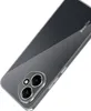A transparent phone case is shown from a diagonal angle, highlighting the camera module of the phone it protects. Náhľad obrázku produktu