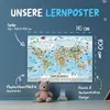 Carte du monde pour enfants XXL Poster - Version allemande Voir les images du produit 6