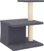 vidaXL Kratzbaum mit Sisal-Kratzsäulen Dunkelgrau 48 cm Produktbild-Vorschau 5