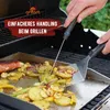 Premium Grillspachtel Set aus hochwertigem Edelstahl für Produktbild-Vorschau 5
