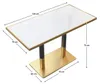 Kondela Jídelní bistro stůl Darian 120x70 cm - bílý mramor Náhled obrázku produktu 3
