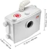 VEVOR Pompe à eaux usées 1200W, débit 180 l/min, hauteur de Voir les images du produit 8
