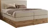 MKS MEBLE Boxspringbett WOOD CLASSIC KING, Doppelbett mit Produktbild-Vorschau 5