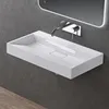 doporro Lavabo Suspendu avec Bonde Vasque à Poser Blanc Voir les images du produit 1
