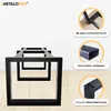 MetaloPro Extreme Stabile Metall Lange Tischbeine, Schwarz Produktbild-Vorschau 2