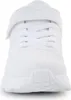 A close-up, front-facing view of a white Skechers sneaker. Produktbild-Vorschau