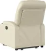 vidaXL Fauteuil relax avec releveur Crème Similicuir Voir les images du produit 5