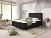 Boxspringbett Köln Plus 140x200 cm Webstoff Schwarz mit Produktbild-Vorschau 4