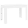 A white dining table is shown against a white background. Náhled obrázku produktu
