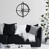 Opviq, Unique, horloges murales, noir, métal, 49 x 44 cm Voir les images du produit 3