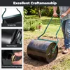 Rouleau de jardin en métal COSTWAY, capacité de 60 litres Voir les images du produit 7