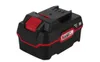 A black and red battery pack with a white background. Produktbild-Vorschau