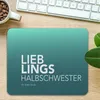Mr. & Mrs. Panda Mauspad Halbschwester - Geschenk, Beste, Produktbild-Vorschau 2