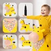 Gelber Giraffenpullover mit Halstuch Produktbild-Vorschau 6