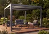 Pergola HWC-L46, záhradný lamelový pavilón, 10 cm hliníkový Náhľad obrázku produktu 9